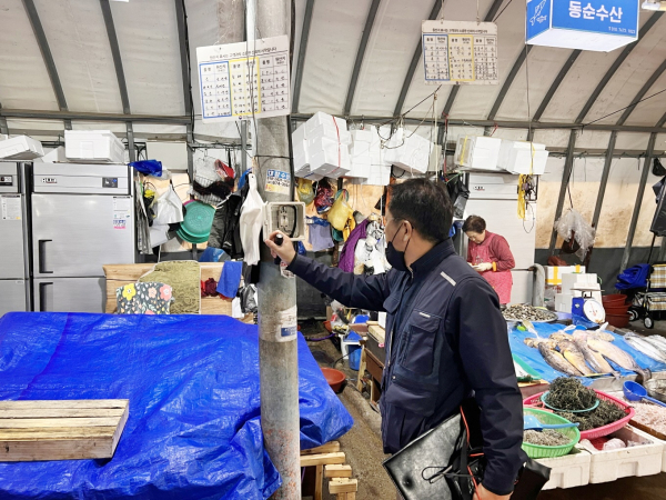 겨울철 화재 합동 안점점검 (태안서부시장 )