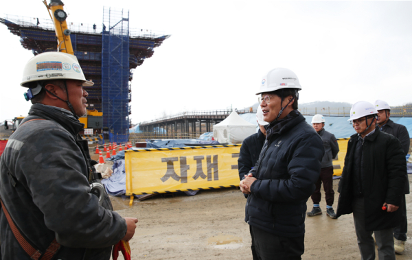 취약기 건설현장 시공실태 점검 사진