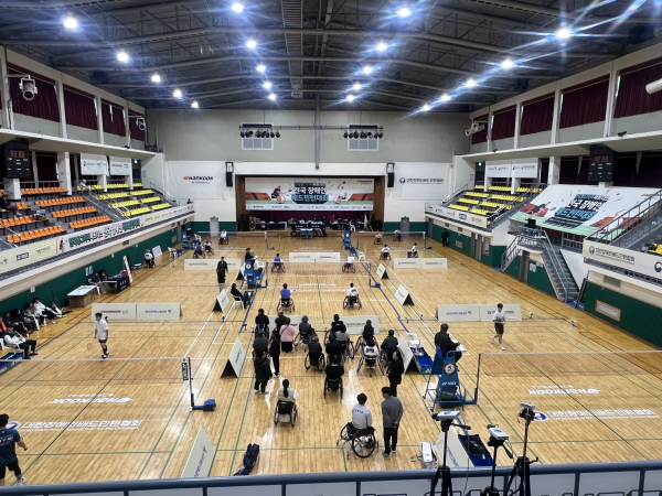 한국동그라미파트너스 전국 대회 현장 경기 모습