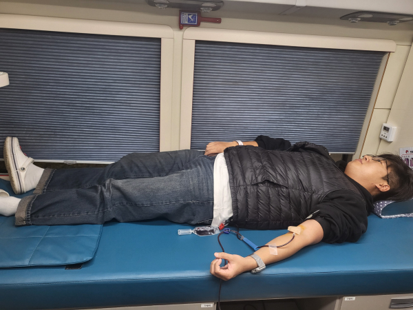 대전학생해양수련원, 사랑의 헌혈 행사 모습