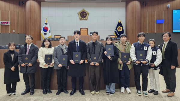 충남도 협업 ‘소셜벤처 해커톤 연합캠프’ 시상식 기념촬영