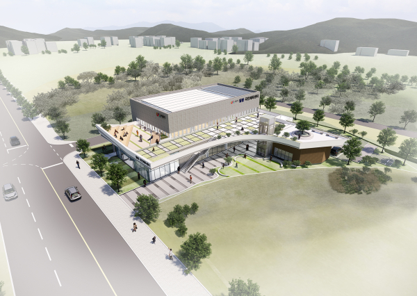 팔봉 국민체육센터 조감도