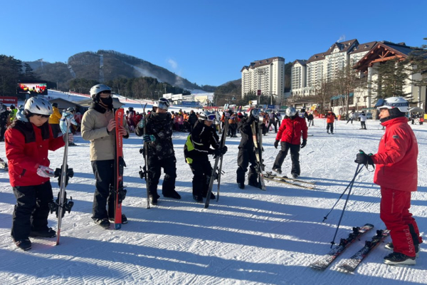 ‘2024년 아산시 장애청소년 동계스포츠교실’ 개최 모습