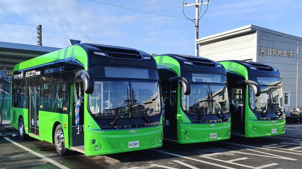 계룡시 도입 친환경 전기 지상버스