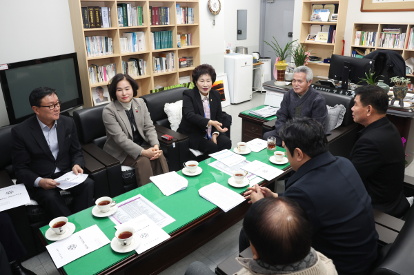 대전동구문화원 방문 모습