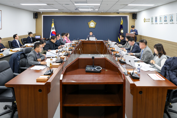 1월 중 의원출무일 개최 모습