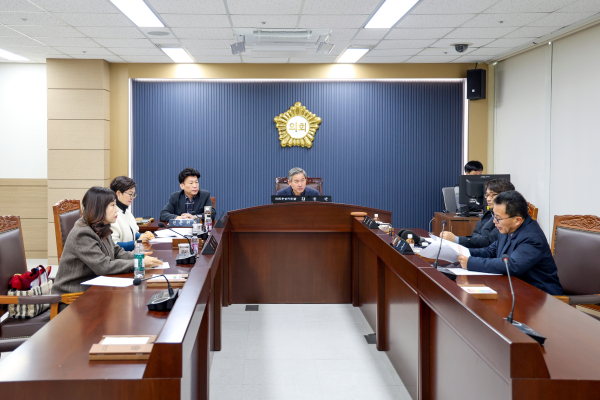 10일 ‘제115회 정례회 폐회 중 의회운영위원회’ 개최 모습