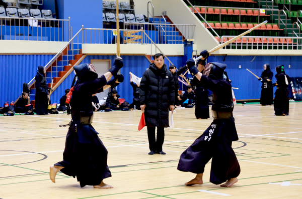 검도 동계 전지훈련 사진