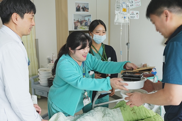 건양대병원 호스피스병동 떡국나눔 행사