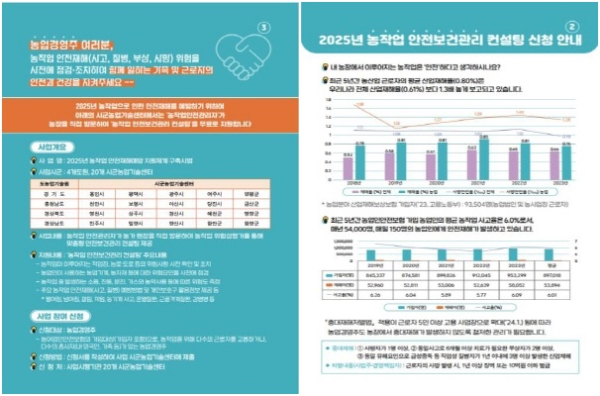 사업홍보 리플릿