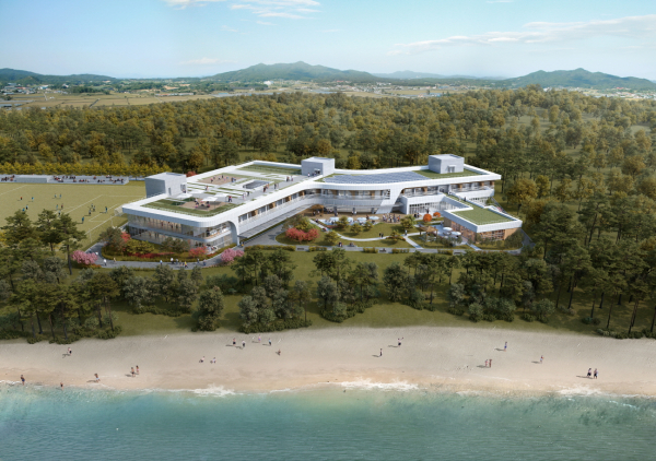 태안해양치유센터 조감도.