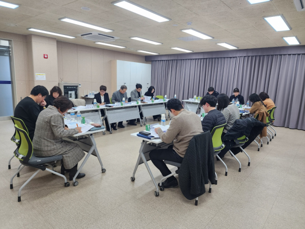 2025년 지역사회통합돌봄협의체 회의 개최 모습