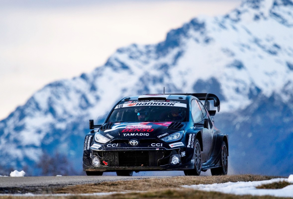 한국타이어 후원 2025 WRC 대회 개막전 몬테카를로 랠리 경기 장면