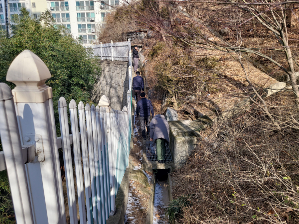 대전노은 송림4단지 옹벽 및 급경사지 현장 점검(2.17)