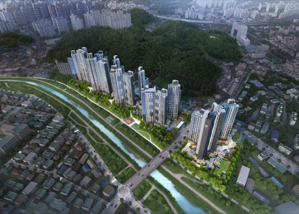 대전 롯데캐슬 더퍼스트 조감도(롯데건설 제공)