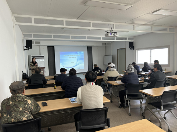 지난 19일 ‘운전지구 배수개선사업 주민설명회’를 개최했다.