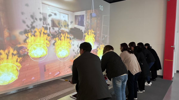 학교로 찾아가는 교직원 대상 심폐소생술 등 응급처치 교육 진행 모습