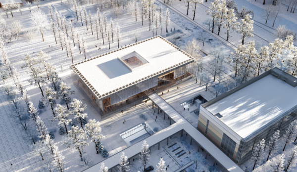 당선작 :“네개의 뜰 : 사계를 담은 자연의 기록”   * (대표사:국내 단독) ㈜크레파스건축사사무소, (보상) 기본‧실시설계권