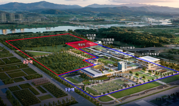박물관단지 조감도