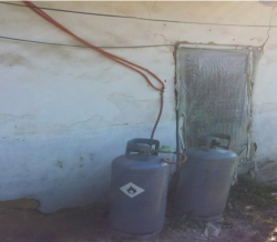 LPG용기 사용가구 시설 개선 전 모습.