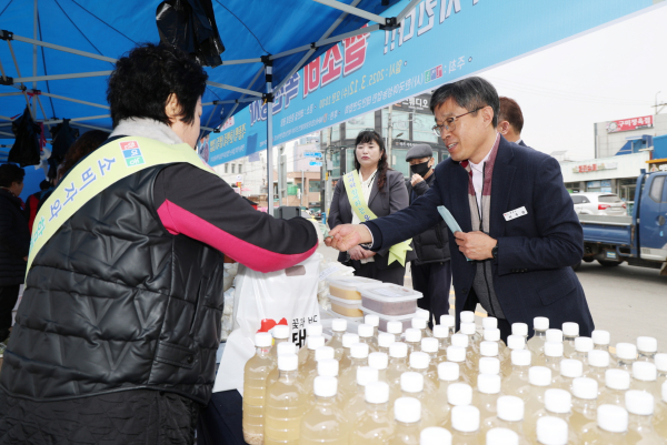 (사)한국여성농업인 태안군연합회, ‘쌀 소비 촉진행사’ 개최 모습