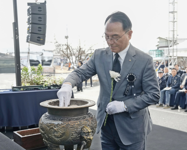 천안 이동녕 선생 추모제 모습
