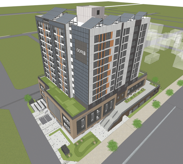 천안쌍용 고령자복지주택 조감도