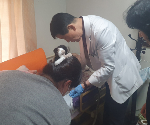 재택의료 진행 모습