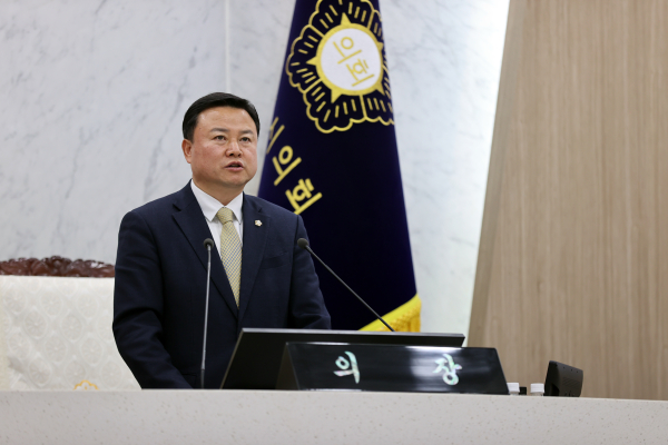 당진시의회, 제118회 임시회 개회 모습