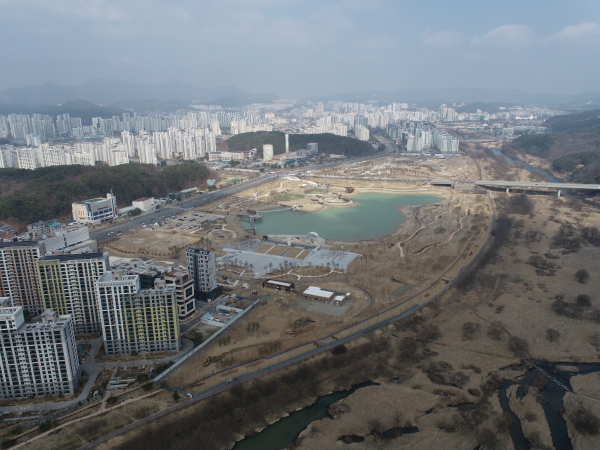 갑천생태호수공원 모습