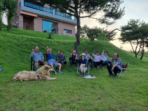 초촌면 응평1리 주민들