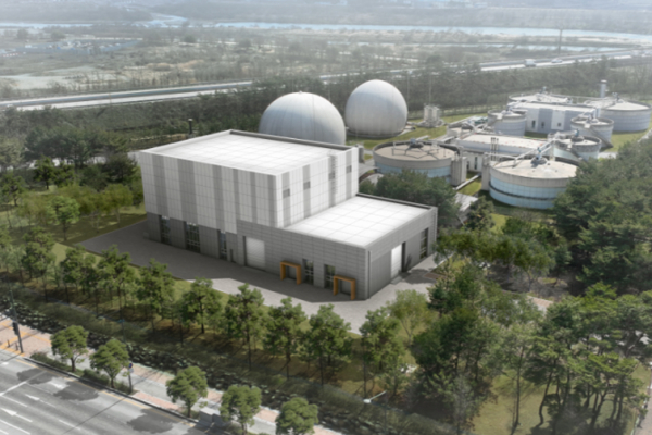 수질복원센터A(가람동) 재이용시설 조감도