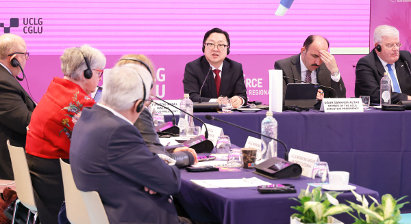 UCLG WORLD 회장단 회의에 참석한 이장우 대전시장