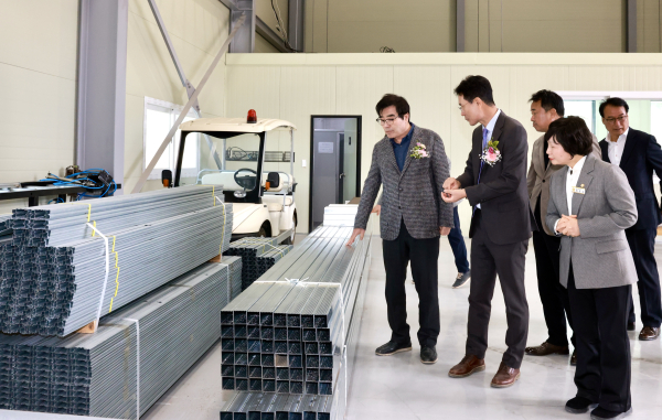 미루다움 준공식 (공장견학 모습)