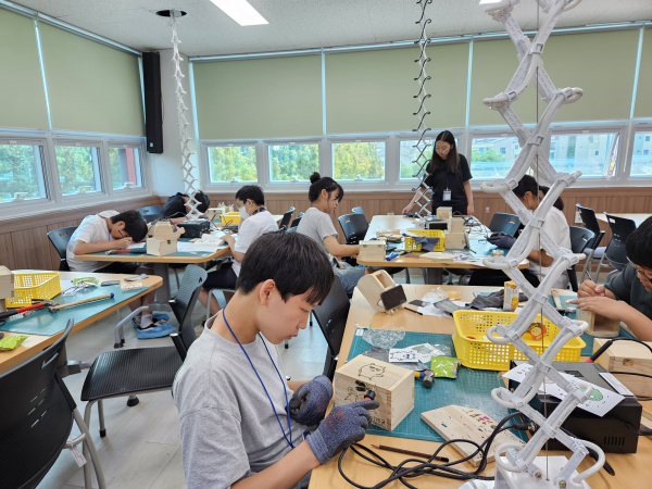 아산발명교육센터 학생들 교육활동