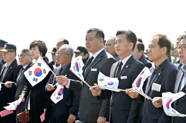 석송 3.1 독립만세운동 제106주년 기념식 개최