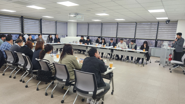 지난달 27일, 상반기 취업지원 협의회 개최 모습