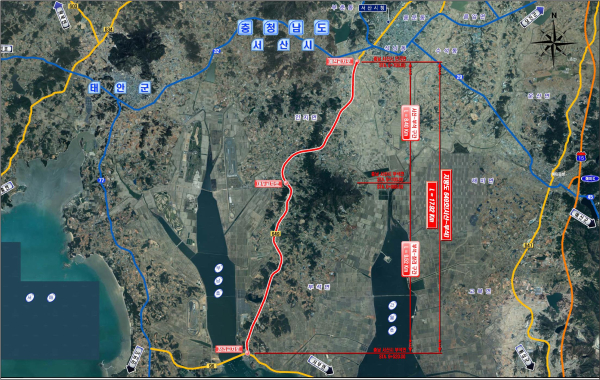지방도 649호선 노면 보수공사 위치도