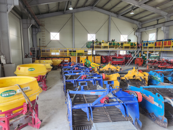 태안군 농기계 임대사업소 모습.