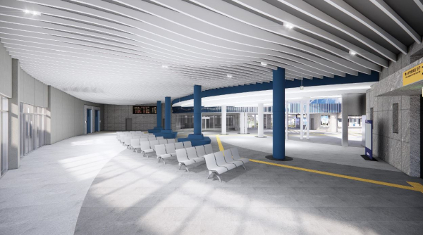 여수엑스포역사 시설 개량(콘코스 투시도)