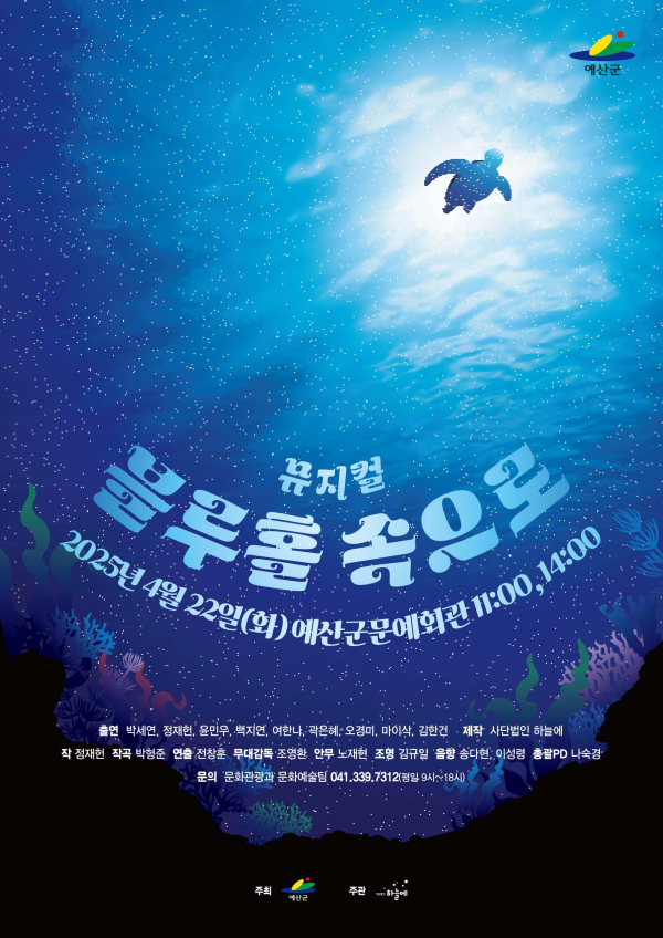 블루홀 속으로 공연 포스터