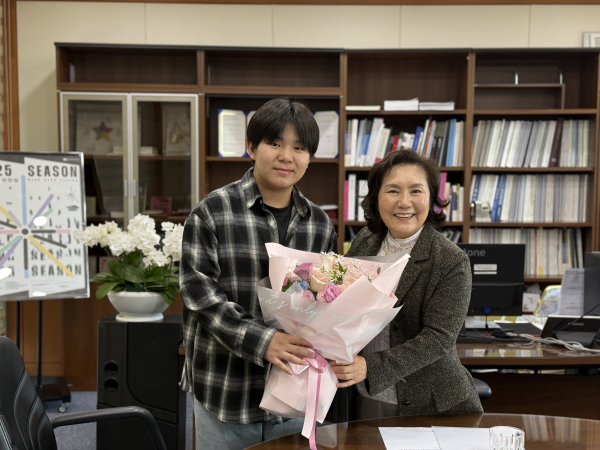 음악영재아카데미 오상민 수강생, 음악춘추 콩쿠르 콘트라베이스 중등부 1위 입상 기념사진