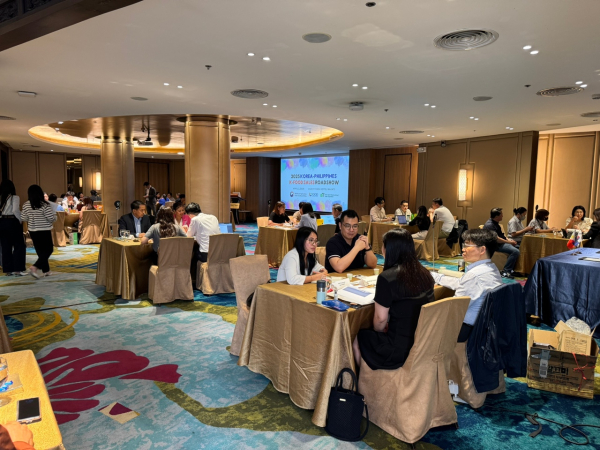 2025년 필리핀 K-푸드 세일즈로드쇼 수출상담회 개최 모습