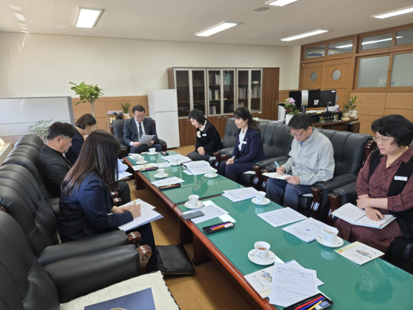 3. 1.자 승진 및 전직 교(원)장 부임 학교 현장 방문 모습