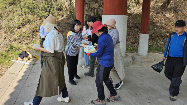 개심사 일원 ‘봄철 산불예방 캠페인’ 진행