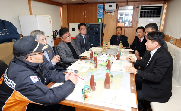 충남도의회 건소위 당진소방서 소방정대 현장방문