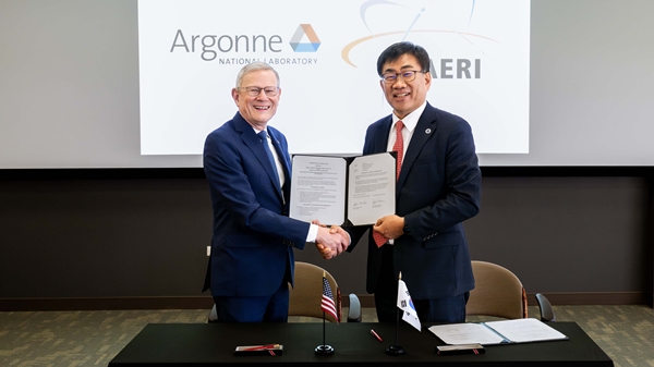 원자력연-아르곤국립연구소 협약 체결식