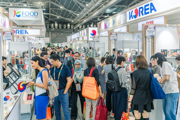 싱가포르 식품박람회 한국관 전경