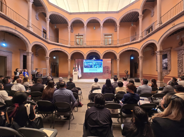 라틴아메리카 학습도시축제_공주 우수사례 발표 모습