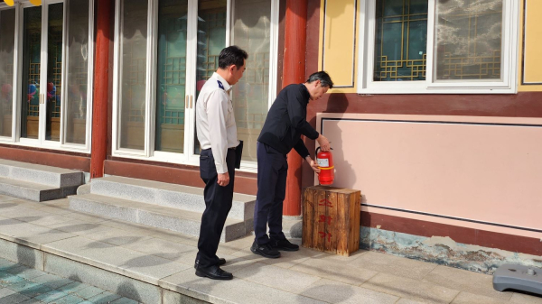전통사찰 등 화재 예방 안전점검 모습
